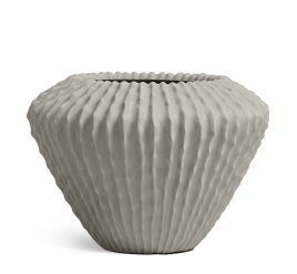 Кашпо TREEZ Effectory - Moho - Design-конус - Белый песок