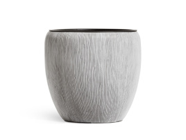 Кашпо TREEZ Effectory - Wow - Конус-Чаша - Слоновая кость