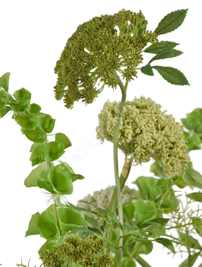 Композиция "Flower Inspiration" в вазе Moho дымчато-серый песок (ELE) фото