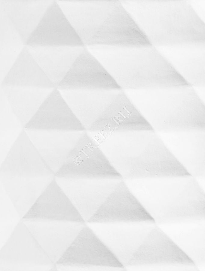 Кашпо TREEZ ERGO - Diamond - Округлая чаша - Белый камень фото