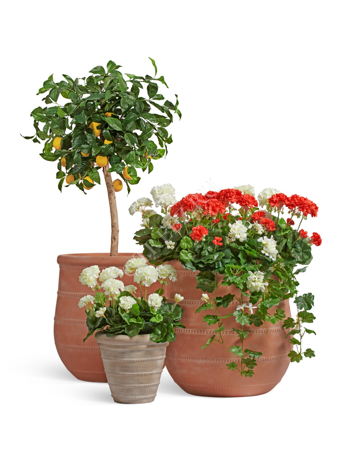 Кашпо TREEZ ERGO - Italica - Классический конус - Капучино фото