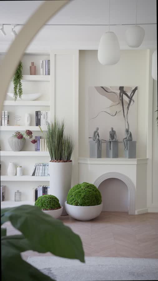 Шар из мха (Арт-объект) фото