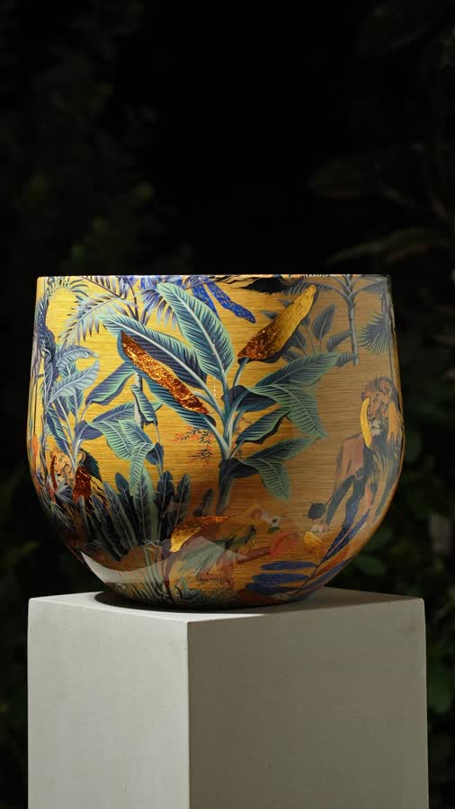 Кашпо TREEZ Effectory - Savage Garden - Чаша - King фото